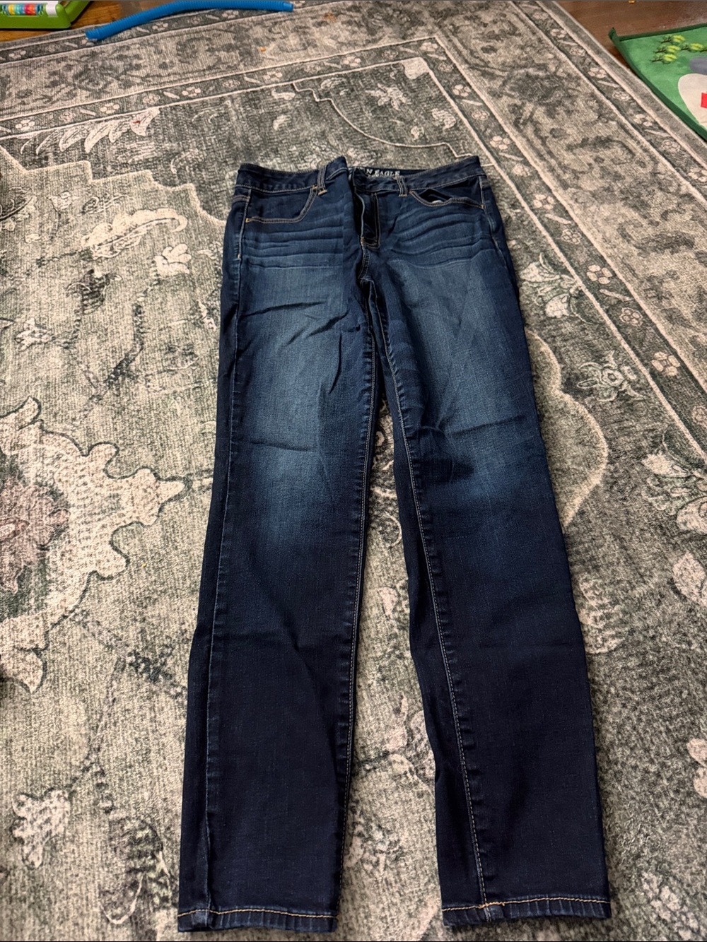 American Eagle Outfitters Dark Blue Skinny Jeans